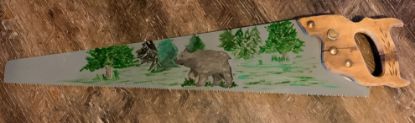 Picture of Painted Hand Saw - Bear