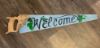 Picture of Painted Hand Saw - "WELCOME"